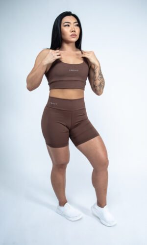 conjunto feminino shorts e top vermelho (cópia)