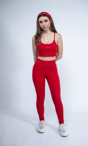 conjunto feminino calÇa e top verde militar